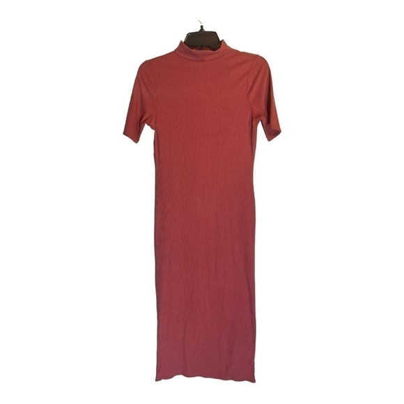 LOVE Ady NECK CUTOUT RIB KNIT DRESS - Picture 7 of 8